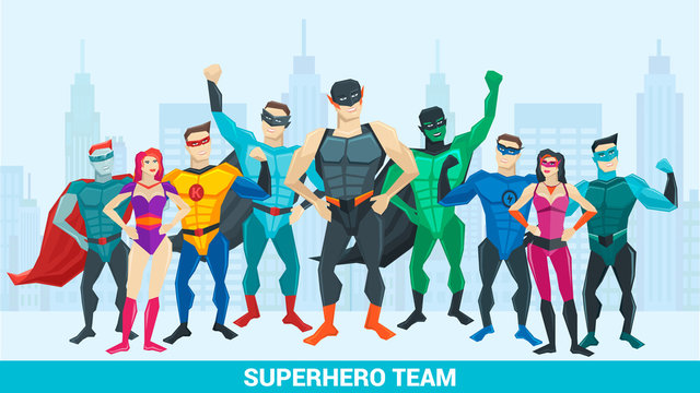Super Hero Composition