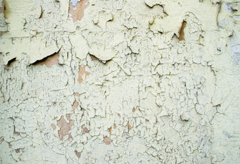 the texture of the walls, old paint, peeling paint 