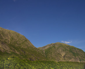 Naklejka premium Gebirgsgipfel