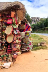  Souvenir shop along the road in Africa © pwollinga