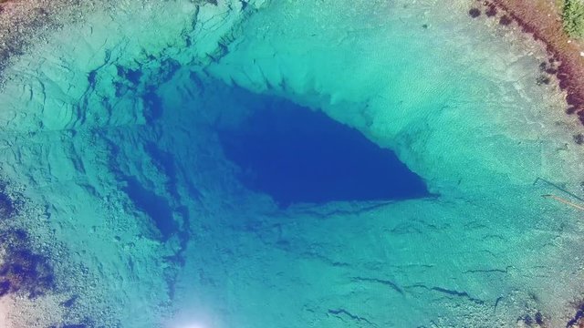 Cetina water source spring in Croatia