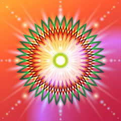 Sacred Geometry Flower