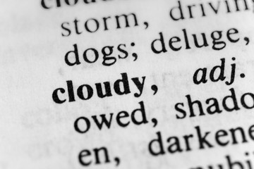 Obraz premium Cloudy