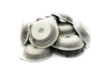 Kaffeekapseln isoliert 