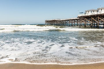 Weekend on the beach in San Diego. Resort.