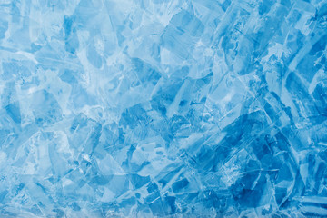 closeup of blue wall