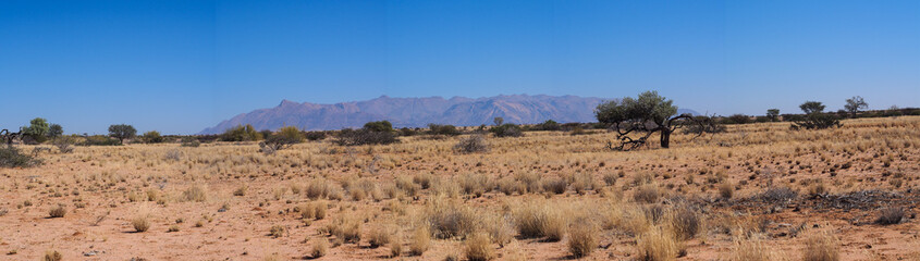 Fototapeta na wymiar Namibia - Panorama auf der Fahrt von Twyfelfontein zum Cape Cross