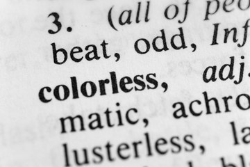 Obraz premium Colorless