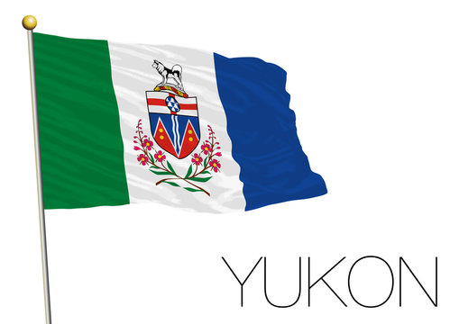 Yukon flag, Canada 