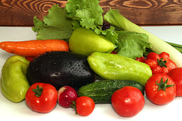 Collection vegetables