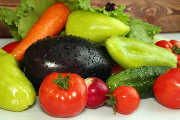 Collection vegetables