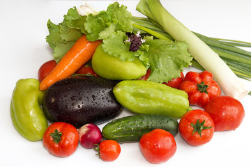 Collection vegetables