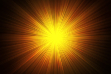 Obraz premium Exploding effect of yellow and orange abstract background