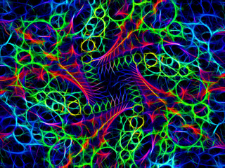 Abstract uneven surface - digitally generated image