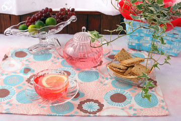 一杯のレモンティー