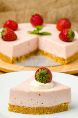 Strawberry cheesecake