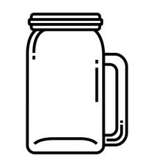 container drink glass isolated icon