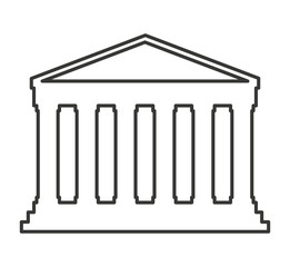 roman construction classic isolated icon