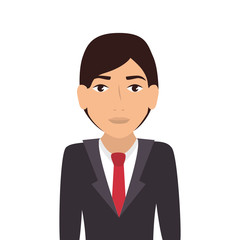 man guy boy person face head human tie suit icon vector