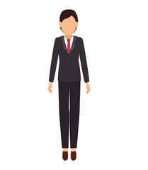 Fototapeta premium women business suit face leader executive office work professional vector illustration 