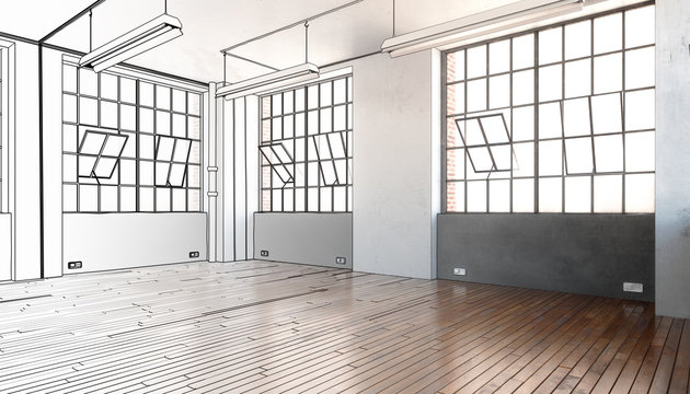 Empty Industrial Office Area (draft)