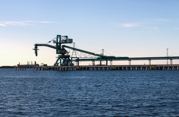 View to the port.