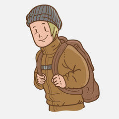 Traveler cartoon