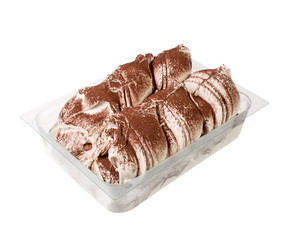 Tiramisu Italian gelato ice cream .