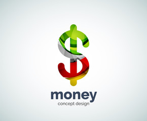 Vector dollar logo template