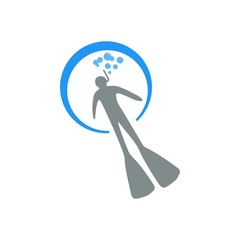 water sport logo icon Vector