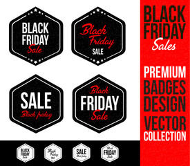 Black Friday Logo Badge Emblem