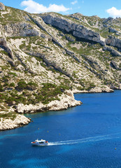 Falaises dans les calanques