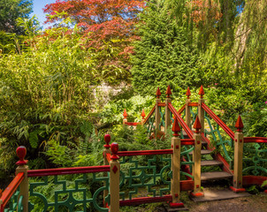 Congleton, Cheshire, UK. 8th August 2016. The Japaneeze Garden at Biddulph Grange on a summers day, Congleton, Cheshire, UK