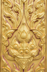 thai Kanok Golden in Temple Thailand 