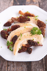 chicken breast with morel