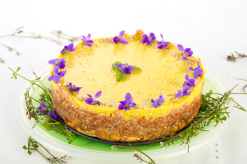 Vegane mango- Torte
