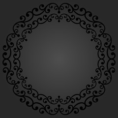 Elegant Vector Ornament in the Style of Barogue