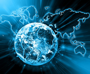 Best Internet Concept of global business from concepts series. Elements of this image furnished by NASA