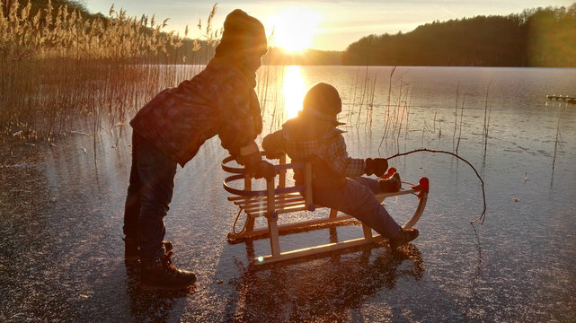 Winter am See