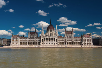 The famous Hungarian Parliament in Hungary