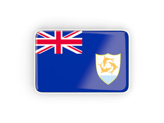 Flag of anguilla, rectangular icon