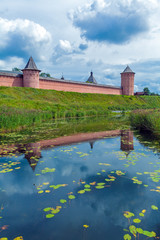 Naklejka premium Monastery of Saint Euthymius Wall, Suzdal