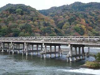 Fototapeta na wymiar 京都嵐山　渡月橋