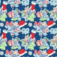 Christmas holliday pattern - 118613024