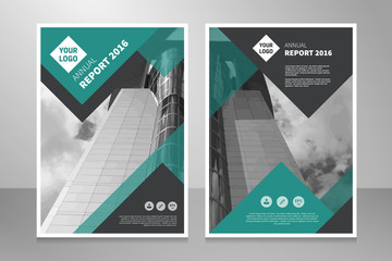 Brochure annual report book abstract vector background design template