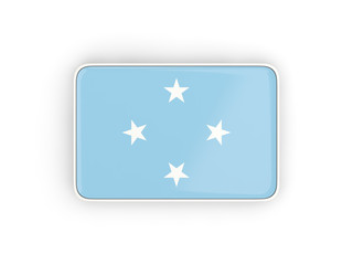 Flag of micronesia, rectangular icon