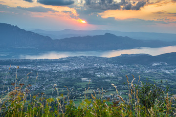 Vue sur Aix les Bains