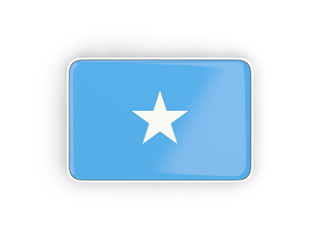 Flag of somalia, rectangular icon