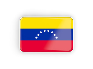 Flag of venezuela, rectangular icon