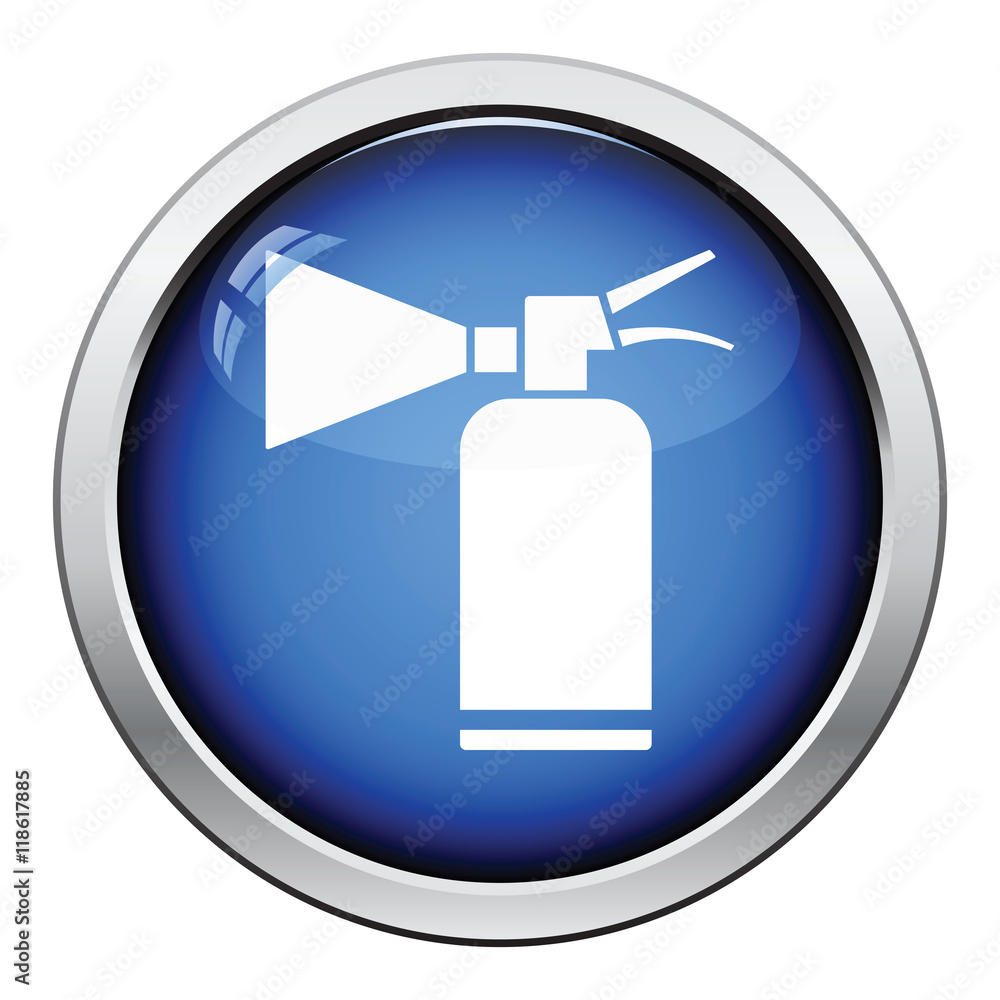 Wall mural extinguisher icon